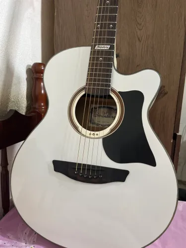 Violão Strinberg AW51C WH Branco aço