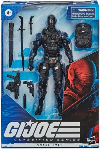 Hasbro Gi Joe Classified Series - #002 Snake Eyes - Novo / Lacrado