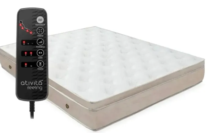 Colchão Terapêutico Nippon Class. Com massageador. Com  Controle 