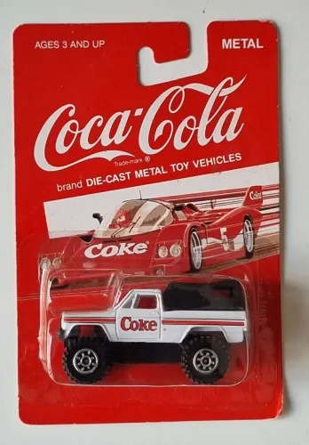 Miniatura Antiga e Rara Pickup Coca Cola em Metal 