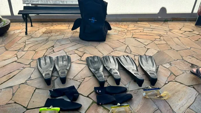 Equipamento de mergulho 