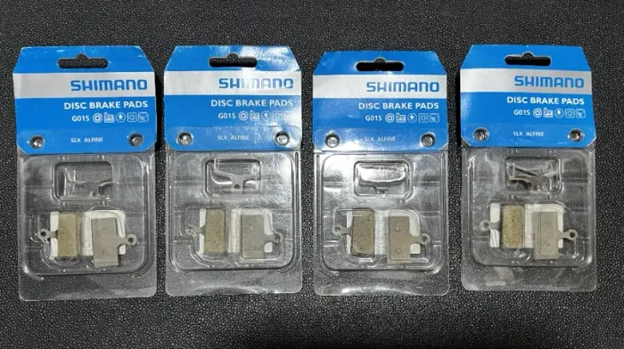 Kit 4 Pares Pastilhas de Freio Shimano G01S Resina - Originais e Lacradas