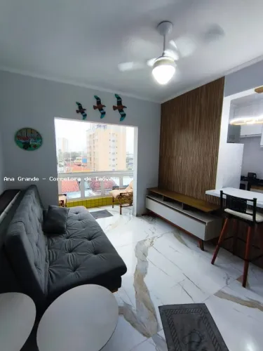 Apartamento para Locação em Mongaguá, Balneário Umuarama, 1 dormitório, 1 banheiro, 1 vaga