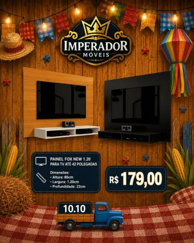 Painel Fox de TV até 42"