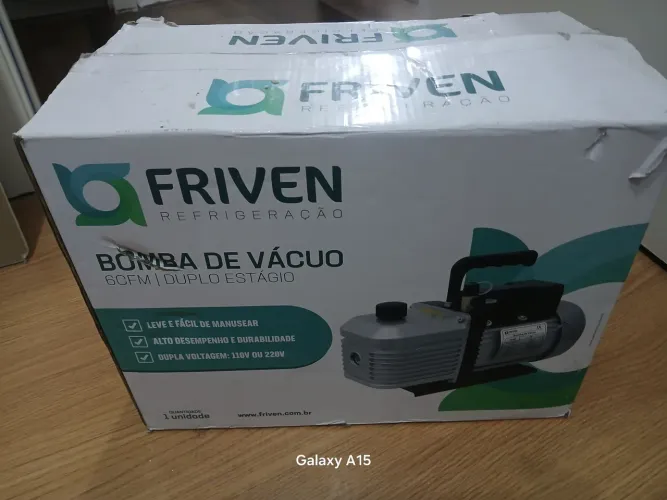Bomba de vacuo semi nova +kit refrigeração