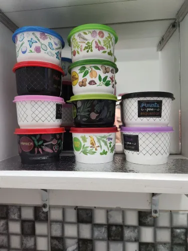 Vendo potes de temperos da tuppawer 