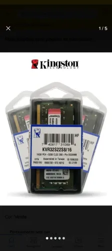Vendo memoria de 16gb ddr4 kingston