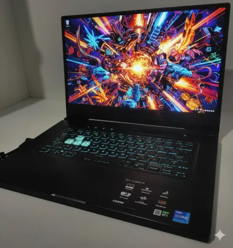 Notebook Gamer Asus Tuf Dash i7 RTX 3060 (Semi Novo)