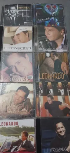 Lote cd leonardo 16 cds por 140