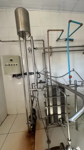 Pasteurizador de leite ou fruta1500 lt hora