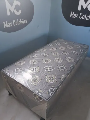 Cama Box Solteiro Espuma