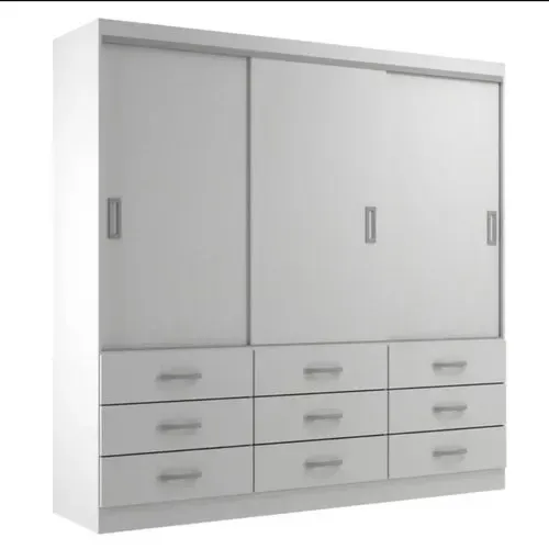 Guarda Roupa Isabela 3 Portas 9 Gavetas