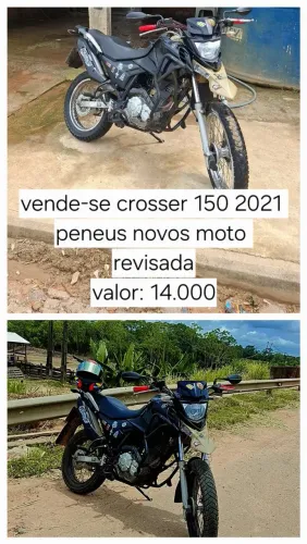 Vende-se crosser 150 2021 peneus novos revisada  