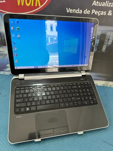 Notebook HP AMD Tela 15.6 Slim SSD C/Teclado Numérico e Garantia