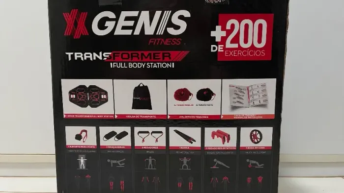Plataforma de Exercícios Genis Transformer Full Body Station - original Polishop