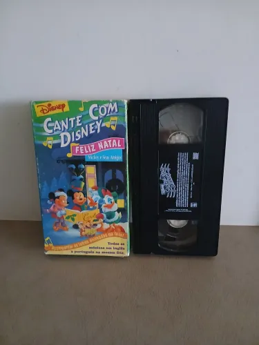 Fita Vhs Cante Com Disney - Estojo de Papelão