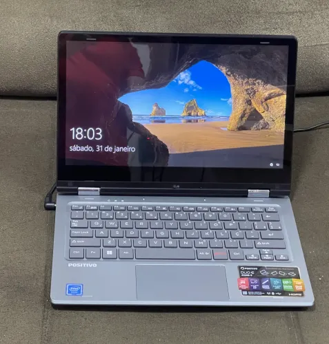 Notebook Positivo Duo 2 em 1 Intel Celeron C4128B-3