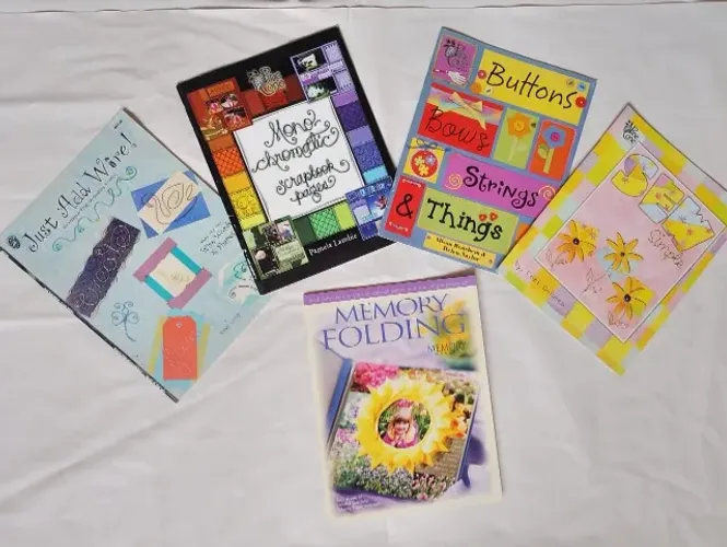Livros Importados de Scrapbooking e Texturas Criativas (EUA)