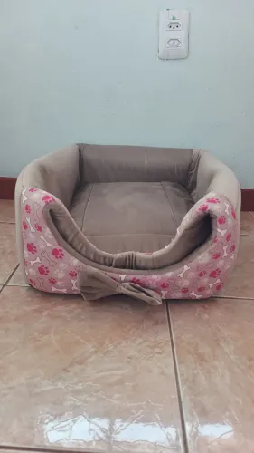 Cama iglu toca para cachorro e gato, cama 2x1 para cachorro ou gato com almofada, TAM. G