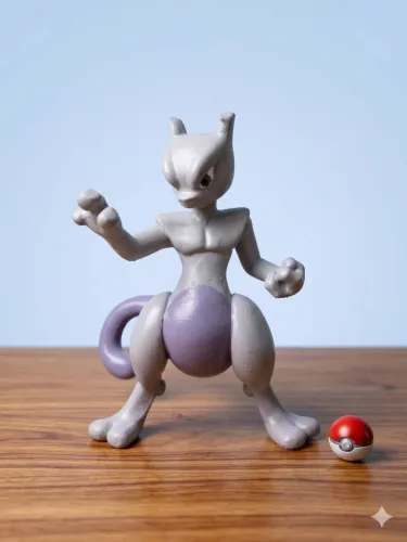 Action Figure Mewtwo - Pokémon (Boneco / Estátua)