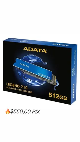 Ssd nvme 512gb Notebook e desktop