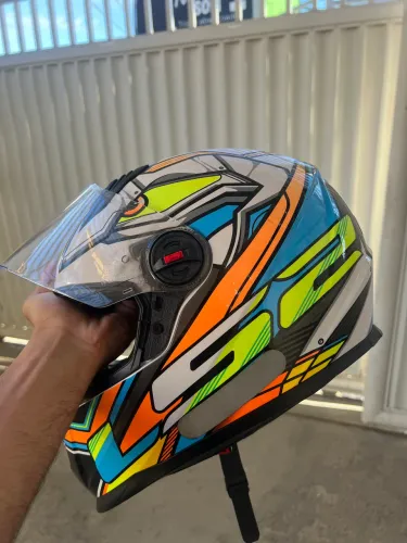 Capacete ls2 TAM58 branco