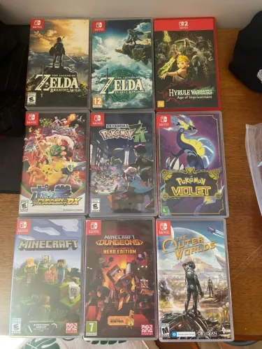 18 Jogos de nintendo Switch