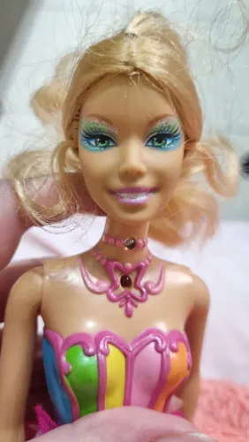 Barbie fairytopia magia do arco íris fada do campo elina 