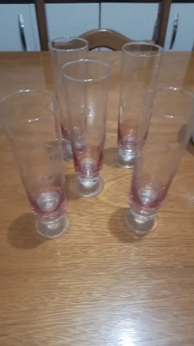 Taças em cristal desenhado
