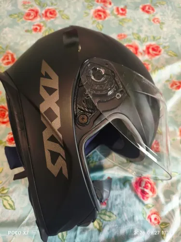 Capacete moto axxis novo