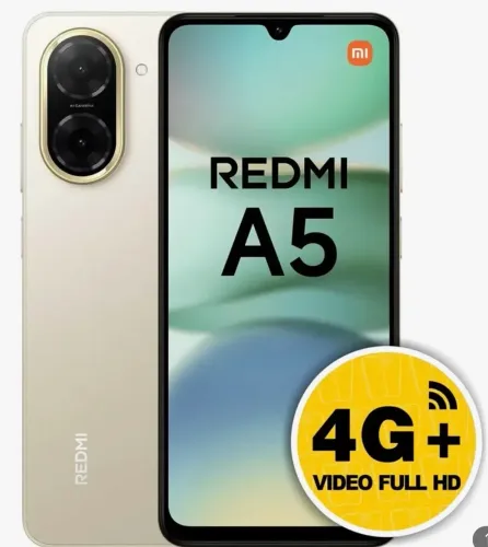 Redmi A5 64/3 RAM dourado 