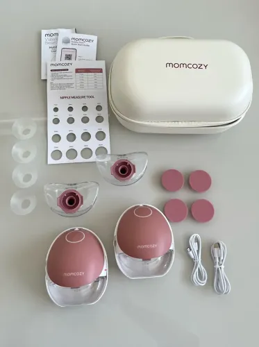 Bomba Extratora Mãos-Livres Momcozy M9 Mobile Flow (Wearable / App Bluetooth) - Dupla