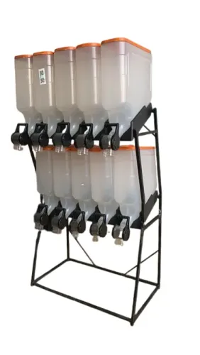 Dispenser Porta Armazenamento de Creais ou Ração - 10 modulos