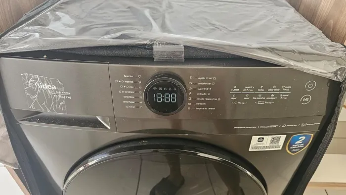 Lava e Seca Midea 10,5kg Titanium HealthGuard Conectada - 220v