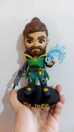 Boneco 3d com base personalizada Harbor Valorant