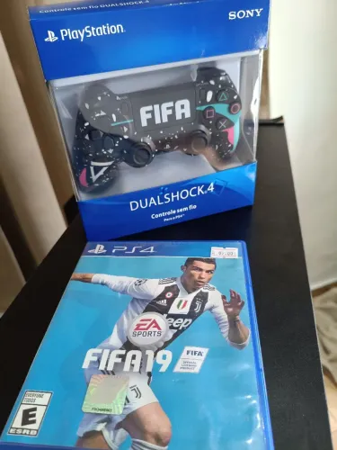Jogo ps4 + controle
