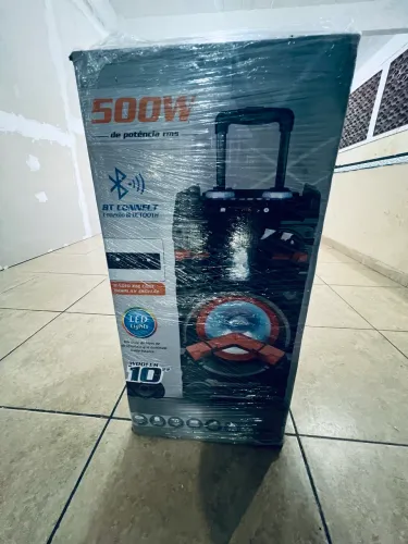 Caixa de Som Bluetooth Lenoxx CA 390 Portátil - Amplificada 500W USB