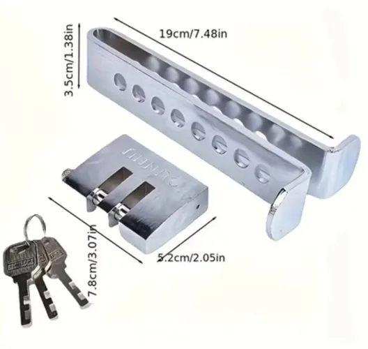 Trava de pedal de carro anti furto