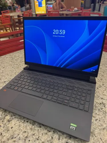 Notebook gamer impecável Dell G15