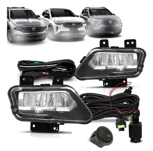 kit Farol Milha Auxiliar Renegade Pulse Toro 2022 2023 Led
