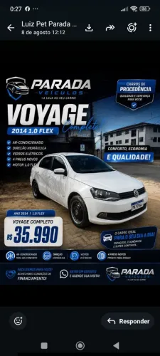 Volkswagen Voyage 1.0/1.0 City MI Total Flex 8V 4P 2014