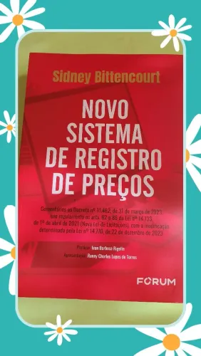 Livro Novo sistema de registro de preços de Sidney Bittencourt 