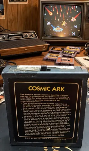 Cartucho Cosmic Ark / Demon Attack - Atari 2600