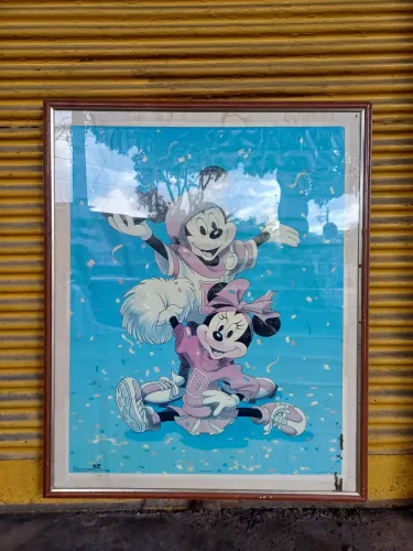 Quadro da Minnie e do Mickey