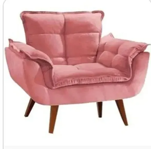 Cadeira retro aveludada Rose 