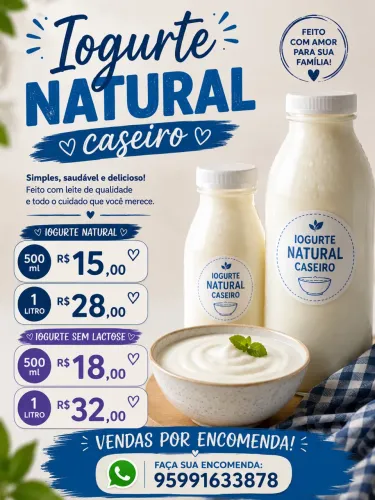 Iogurte natural