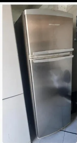 Geladeira dúplex Brastemp Frost Free inox
