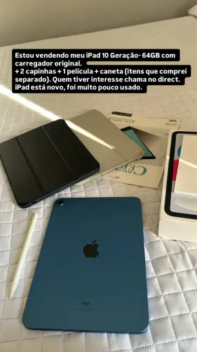 iPad 10 geração 64GB semi novo