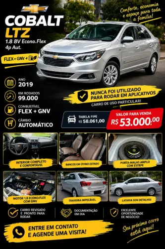 Chevrolet Cobalt LTZ 1.8 8V Econo.flex 4P Aut. 2019
