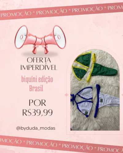 Loja on-line com promoção 